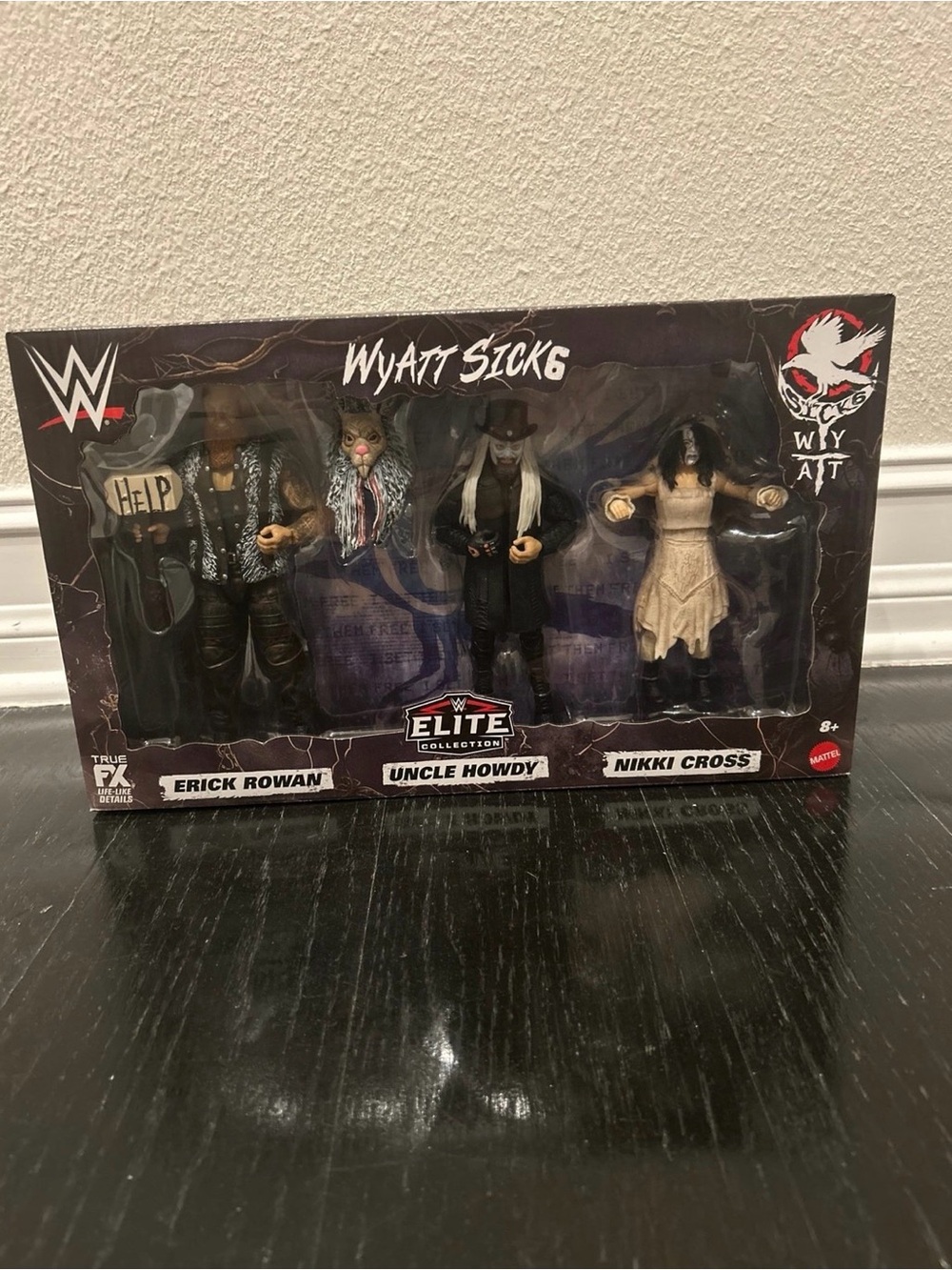WWE Elite Collection
Wyatt Sick6 - Erick Rowan, Uncle Howdy and Nikki Cross